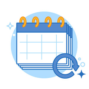 Calendar Icon representing annual subscriptions